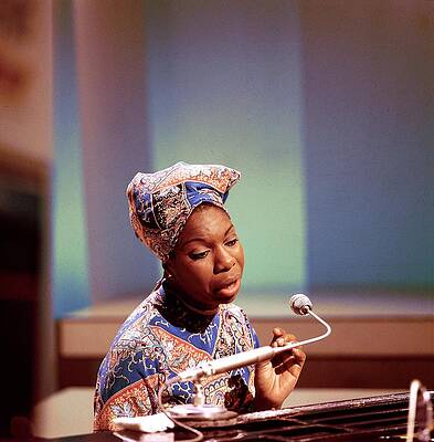 Nina Simone Performing Live Photograph