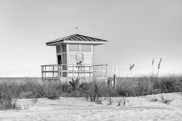 Outdoor Digital Art - Florida, South Florida, Pompano Beach, Lifeguard Station #6 by Laura Diez
