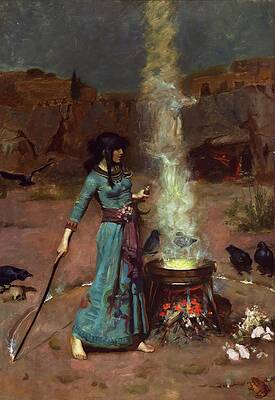 水彩画家　ジェーン　ウィッチの作品　「Magic」 Famous Magic Paintings for Sale