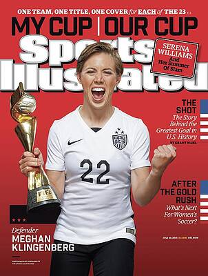Trophy Photograph - Us Womens National Team 2015 Fifa Womens World Cup Champions Sports Illustrated Cover #6 by Sports Illustrated