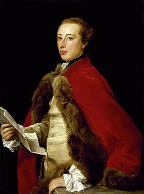 Pompeo Batoni Painting - William Fermor by Pompeo Batoni