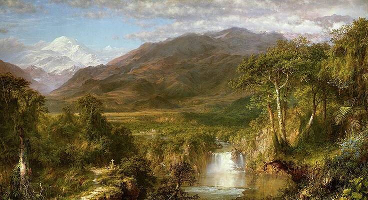 Heart Of The Andes Landscape Painting
