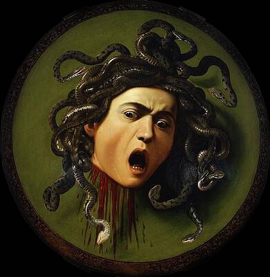 Medusa's Terrifying Gaze Wall Art