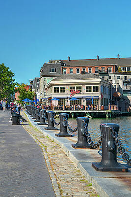 Wall Art featuring the digital art Waterfront Park, Boston, Ma #7 by Laura Zeid