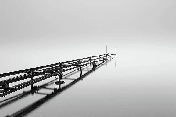 Minimalist Wall Art featuring the photograph Loch Lomond Jetty #9 by Grant Glendinning