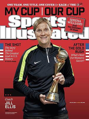 Trophy Photograph - Us Womens National Team 2015 Fifa Womens World Cup Champions Sports Illustrated Cover #9 by Sports Illustrated