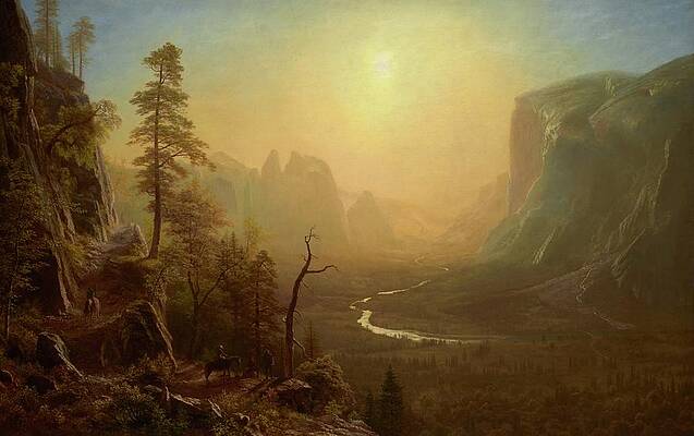 Yosemite Valley Majestic View Painting