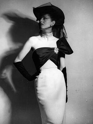 Wall Art featuring the photograph A 1951 Dress by Bill Brandt
