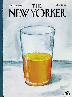 Glass of Orange Juice on Table Wall Art