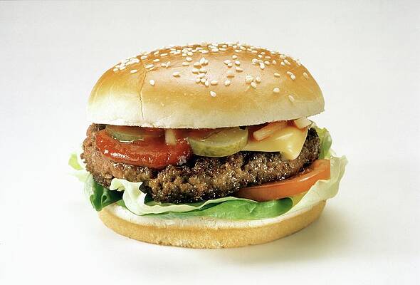 A Cheeseburger Print