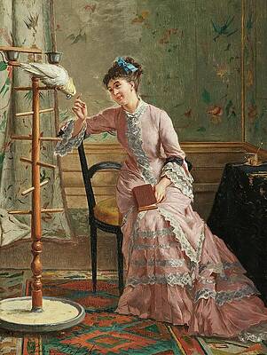 Famous Gustave Leonard De Jonghe Paintings for Sale