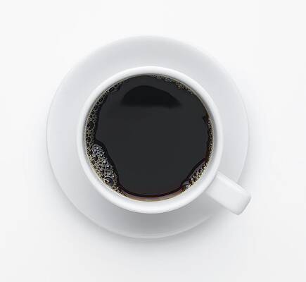A Cup Of Black Coffee Print
