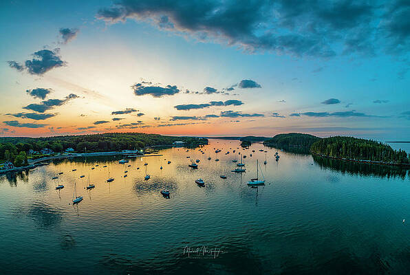 Seascape Photograph - A Sorrento Morning by Veterans Aerial Media LLC