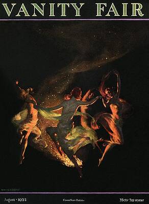 Vanity Fair Nymphs Around Bonfire Wall Art