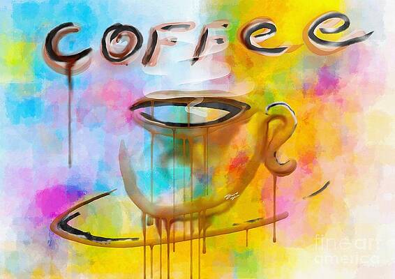 Painting - Abstract Coffee by Stefano Senise