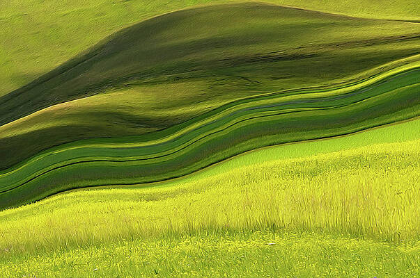 Wall Art featuring the photograph Abstract Landscape by Edoardogobattoni