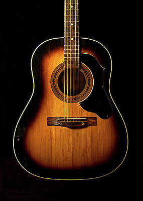 Wall Art featuring the photograph Acoustic Guitar by Juj Winn