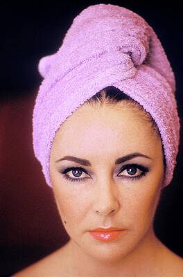 Portrait with Lavender Towel Wall Art
