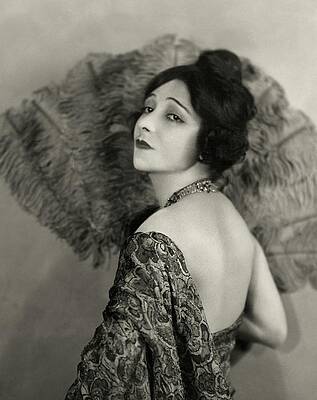 Wall Art featuring the photograph Actress Fania Marinoff by Charlotte Fairchild