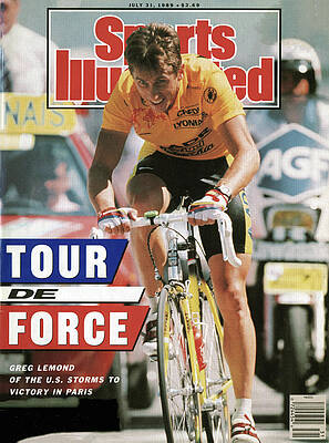 Greg LeMond on Sports Illustrated Cover Wall Art