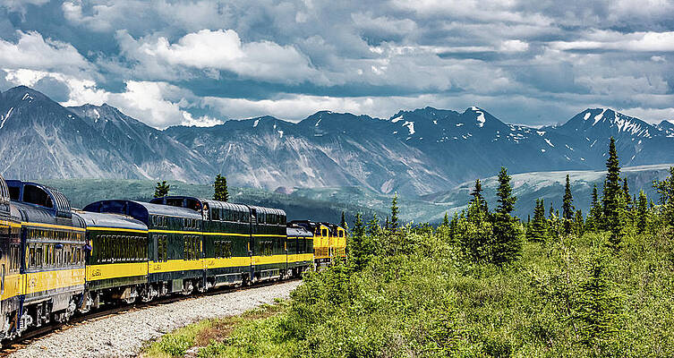 Vibrant Wall Art featuring the photograph Adventure By Train by Marcy Wielfaert