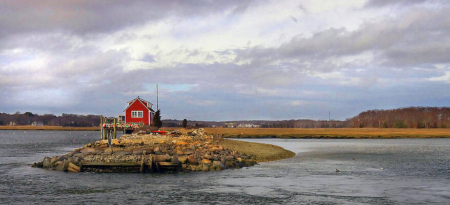 Massachusetts Wall Art featuring the photograph After The Storm - Damon's Point by Steven David Roberts