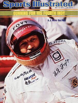 A.J. Foyt on Sports Illustrated Cover Photograph
