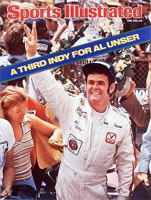 Al Unser Wins Third Indy 500 Photograph