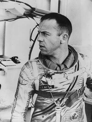 Wall Art featuring the photograph Alan Shepard by Central Press