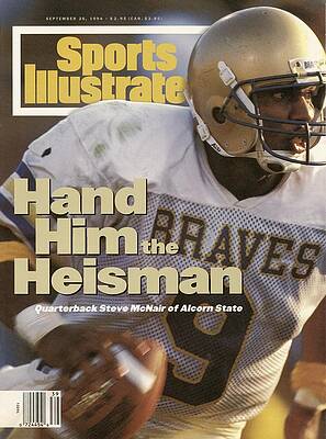 Steve McNair on Sports Illustrated Cover Photograph