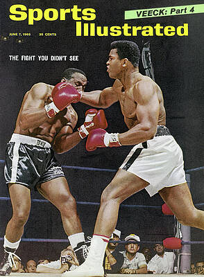 Muhammad Ali Boxing Match on Sports Illustrated Photograph