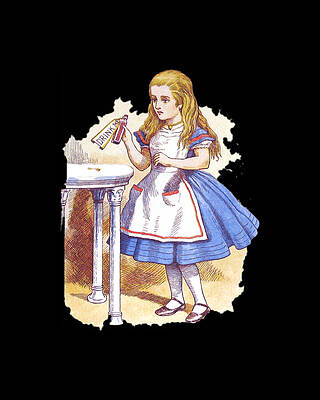 In Digital Art - Alice In Wonderland Retro by Flippin Sweet Gear