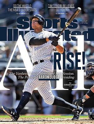 Aaron Judge at Bat Wall Art