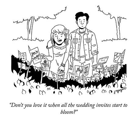 Joy Drawing - All The Wedding Invites by Jeremy Nguyen