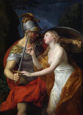 Pompeo Batoni Painting - Allegory Of Peace And War by Pompeo Batoni