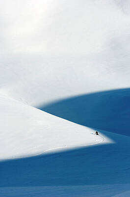 Wall Art featuring the photograph Alpine Skier In Norway by Lars Thulin