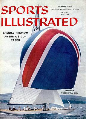 Sailboat with Striking Spinnaker Wall Art