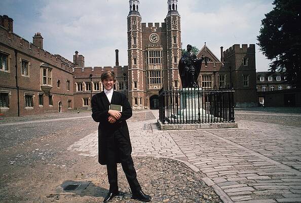 Student at Historic Eton College Wall Art