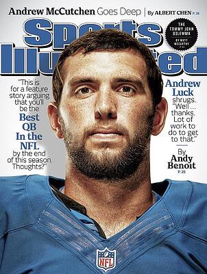 Andrew Luck on Sports Illustrated Cover Photograph