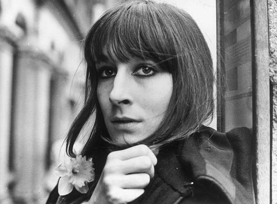Wall Art featuring the photograph Anjelica Huston by Evening Standard