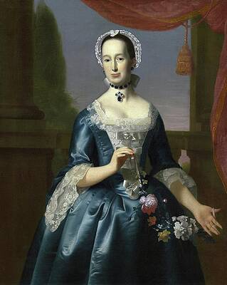 John Singleton Copley Painting - Anne Fairchild Bowler by John Singleton Copley