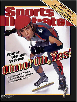 Colorado Springs Wall Art featuring the photograph Apolo Anton Ohno Sports Illustrated Cover by Sports Illustrated