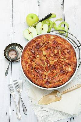 Apple And Cinnamon Cake Print