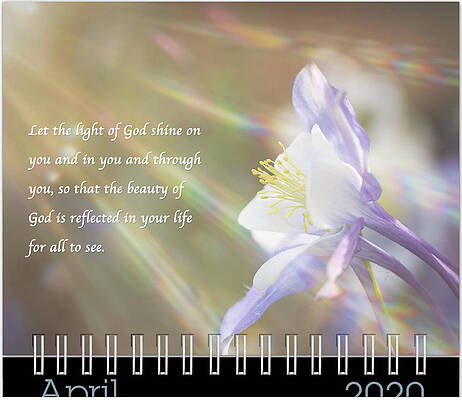 Inspirational Photograph - April 2020 Inspirational Calendar Preview by Joni Eskridge