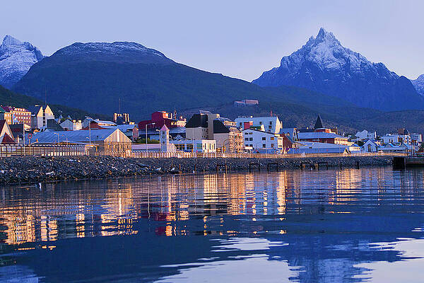 Travel Digital Art - Argentina, Patagonia, Ushuaia City by Photolatino