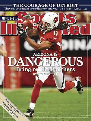 Sports Illustrated Cover with Football Player Photograph