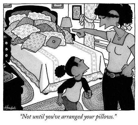 Mother and Child in Bedroom Wall Art