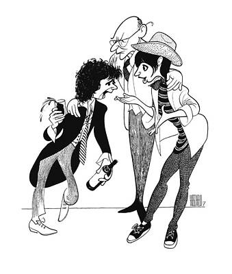 Hollywood Wall Art featuring the drawing Arthur by Al Hirschfeld