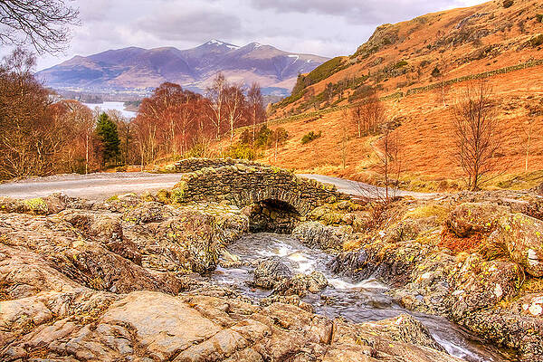 Architecture Wall Art featuring the photograph Ashness Bridge by Sue Leonard
