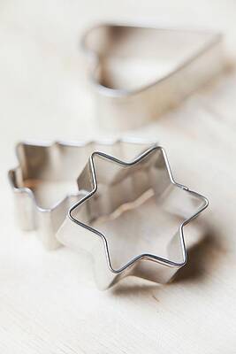 Assorted Cookie Cutters For Christmas Cookies Print